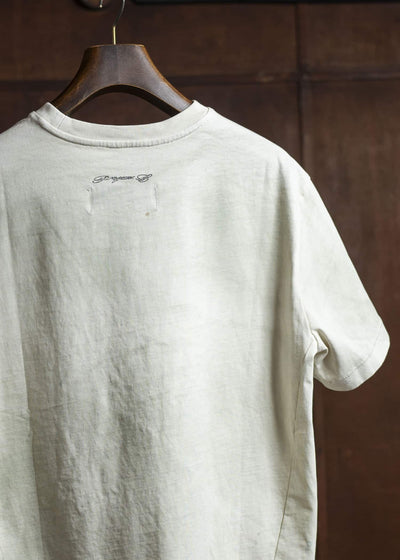 Professor.E DESTROYED TEE 25SS-PE-TTS-05-WASHED PURPLE