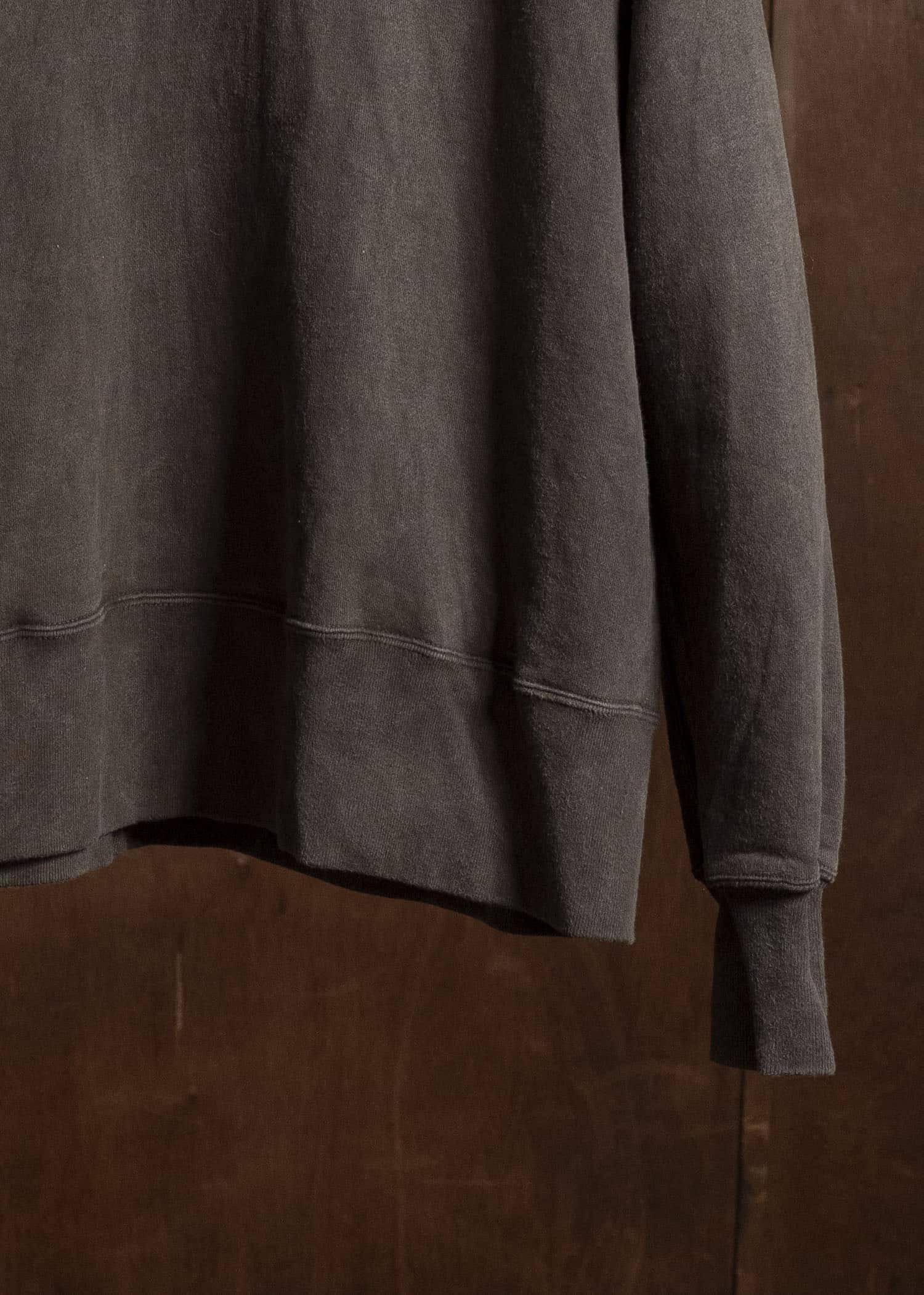 Taiga Takahashi Lot.603-Mud Dyed Brown Sweat Shirt Mud Dyed Brown