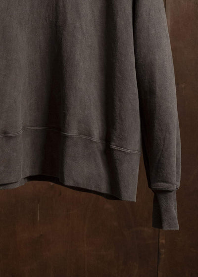 Taiga Takahashi Lot.603-Mud Dyed Brown Sweat Shirt Mud Dyed Brown