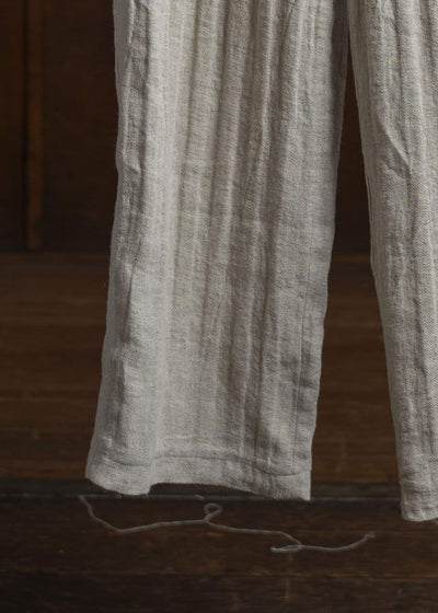 Professor.E 0222 / PANTS 25SS-FM-TRL-01-FRAYED BEIGE