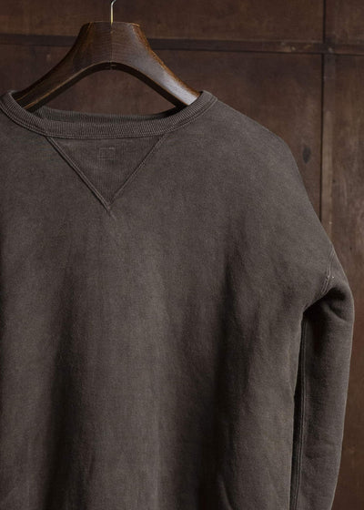 Taiga Takahashi Lot.603-Mud Dyed Brown Sweat Shirt Mud Dyed Brown