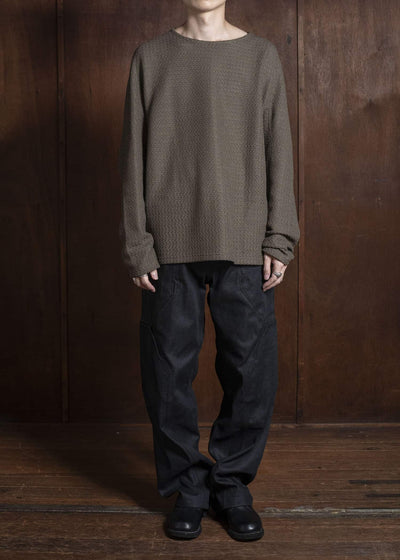 OPPOSE DUALITY OD4011CAS Long Sleeve T-Shirts Russell Khaki