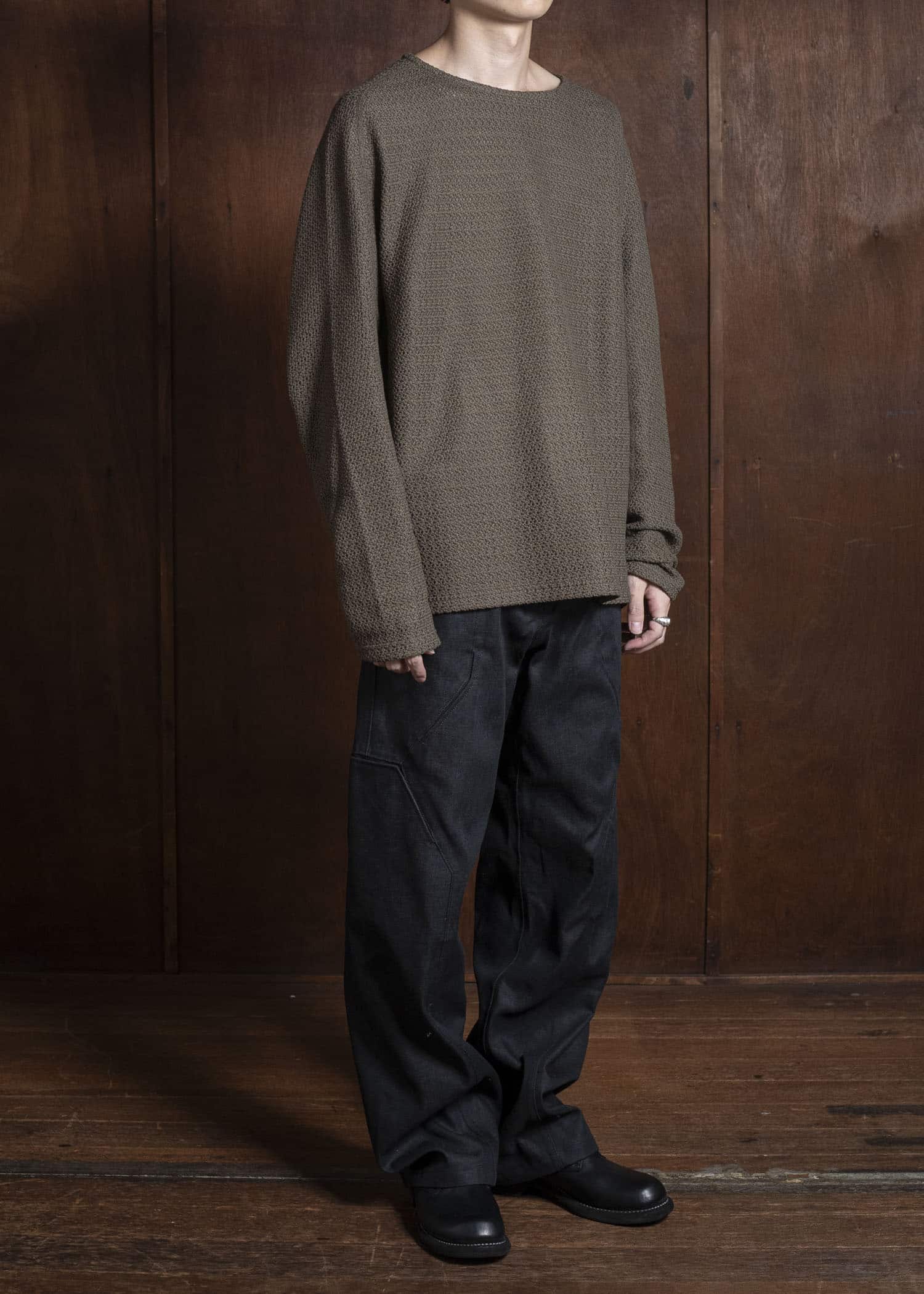 OPPOSE DUALITY OD4011CAS Long Sleeve T-Shirts Russell Khaki