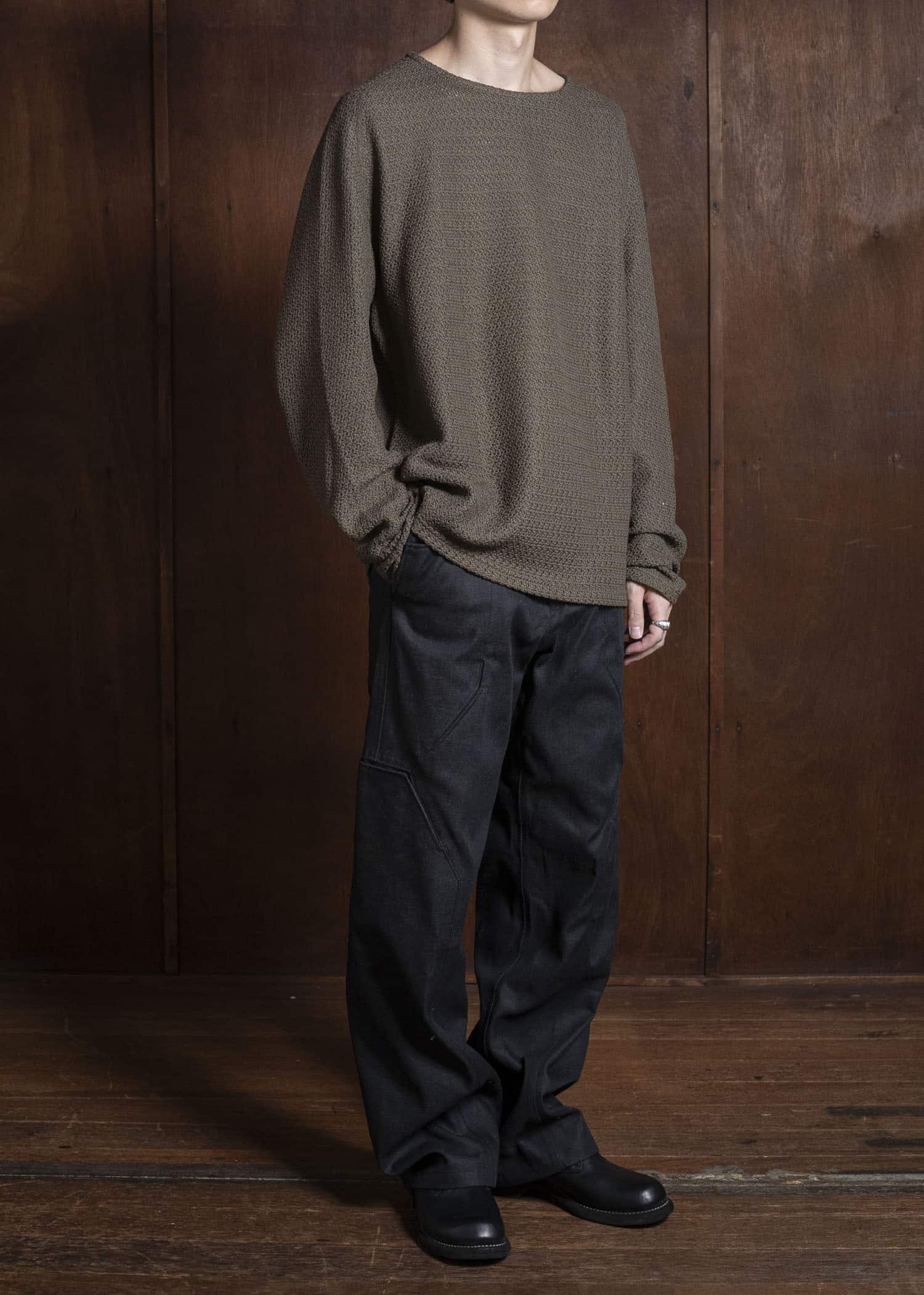 OPPOSE DUALITY OD4011CAS Long Sleeve T-Shirts Russell Khaki