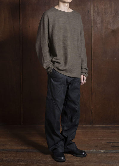 OPPOSE DUALITY OD4011CAS Long Sleeve T-Shirts Russell Khaki