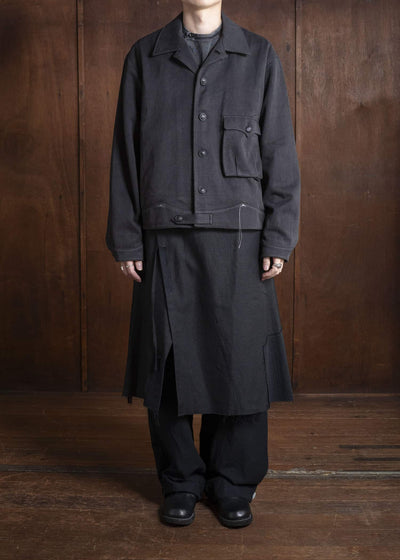 Professor.E CYCLIST JACKET AGED BLACK 25FW-PE-JKT-05