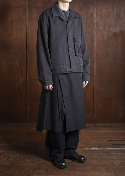 Professor.E CYCLIST JACKET AGED BLACK 25FW-PE-JKT-05