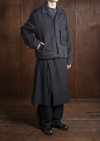 Professor.E CYCLIST JACKET AGED BLACK 25FW-PE-JKT-05