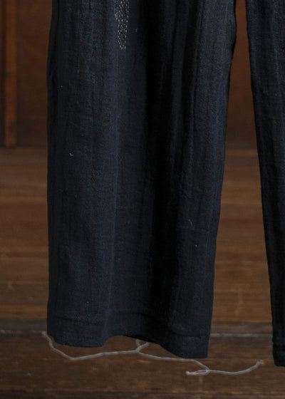 Professor.E 0222 / PANTS 25SS-FM-TRL-01-FRAYED BLACK