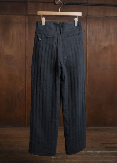 Professor.E 0222 / PANTS 25SS-FM-TRL-01-FRAYED BLACK