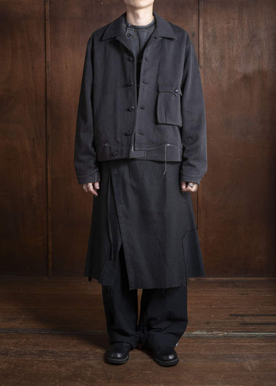 Professor.E CYCLIST JACKET AGED BLACK 25FW-PE-JKT-05