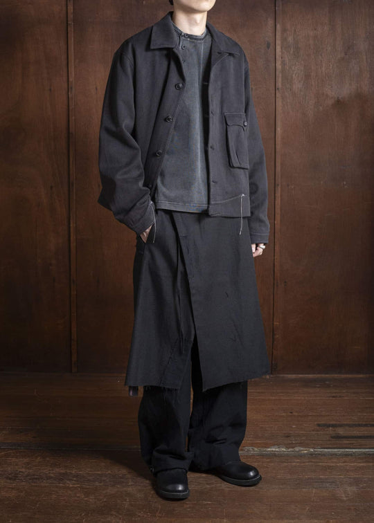 Professor.E CYCLIST JACKET AGED BLACK 25FW-PE-JKT-05