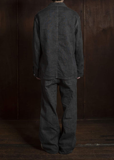 Taiga Takahashi Lot.222-Sumi Painter Pants with Buckle Sumi