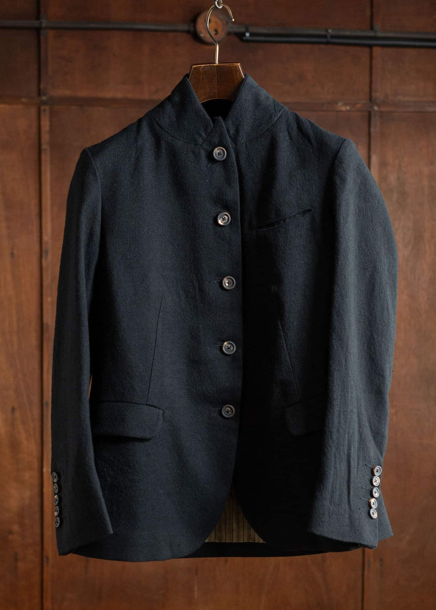 ZIGGY CHEN Classic Five Button Jacket Black 0W2430901 – VISION OF FASHION
