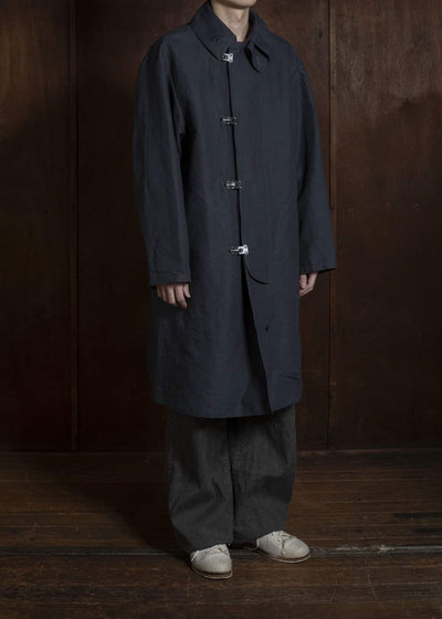 Taiga Takahashi Lot.411-Charcoal M-1918 Rain Coat Charcoal