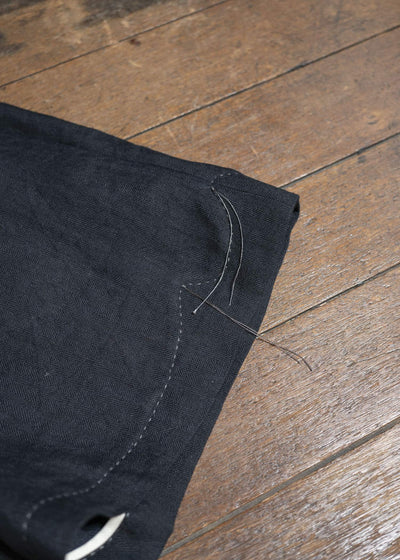 Professor.E PLEATED SHORTS 25SS-PE-TRS-03-BLACK