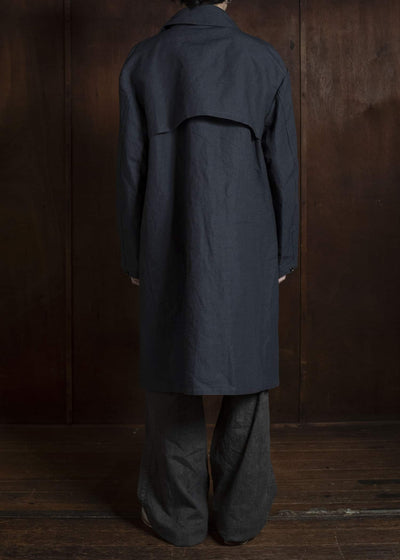 Taiga Takahashi Lot.411-Charcoal M-1918 Rain Coat Charcoal