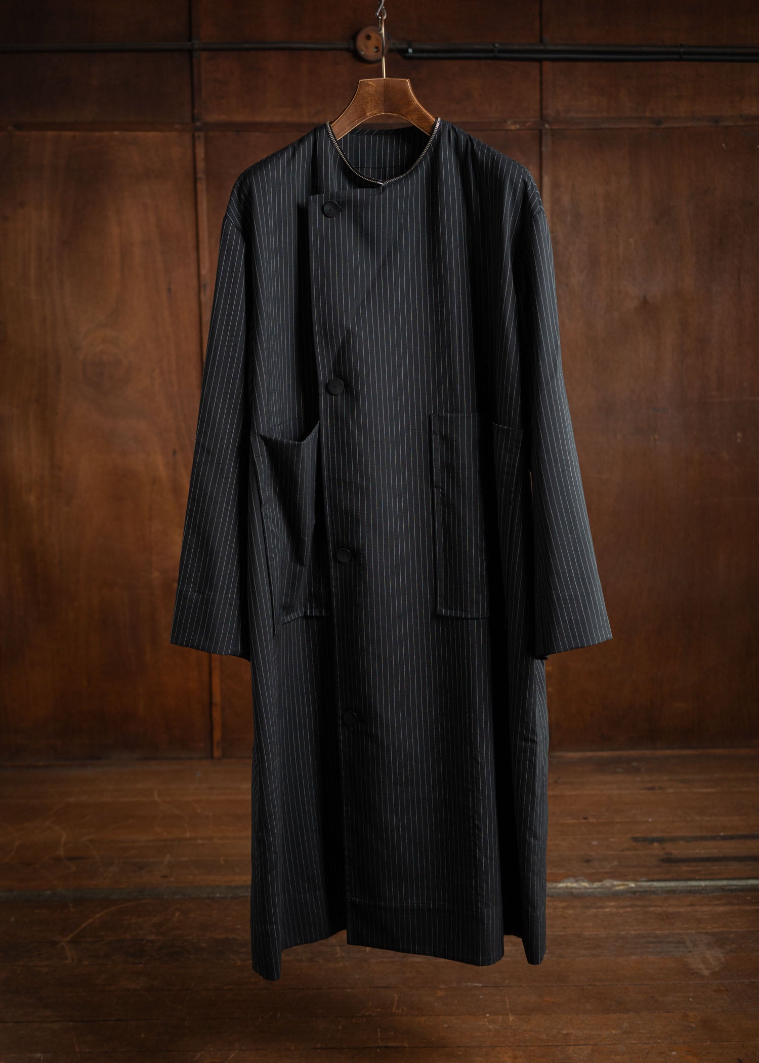 Edwina Horl RE-SET COUTURE Spice coat black stripe