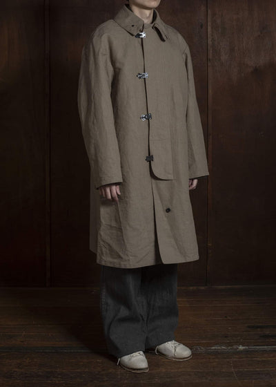 Taiga Takahashi Lot.411-Beige M-1918 Rain Coat Beige