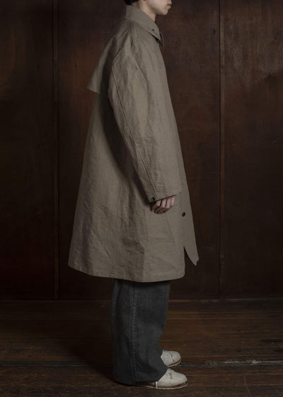 Taiga Takahashi Lot.411-Beige M-1918 Rain Coat Beige