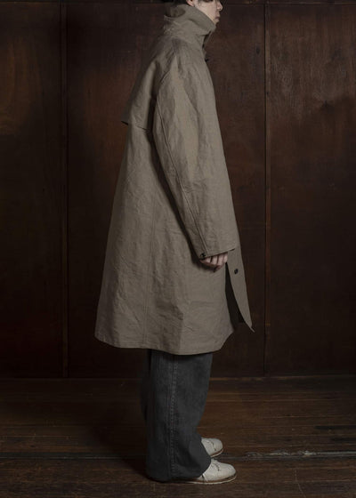 Taiga Takahashi Lot.411-Beige M-1918 Rain Coat Beige
