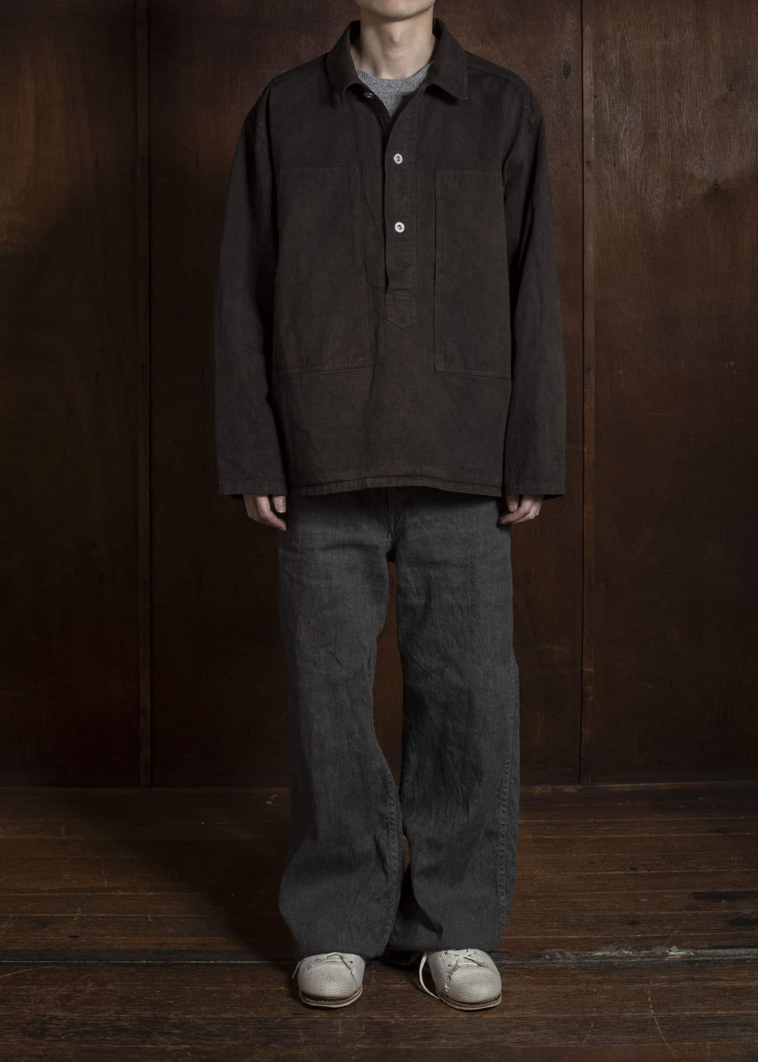 Taiga Takahashi Lot.326-Mud Dyed Brown US Army M-35 Pullover Mud Dyed Brown