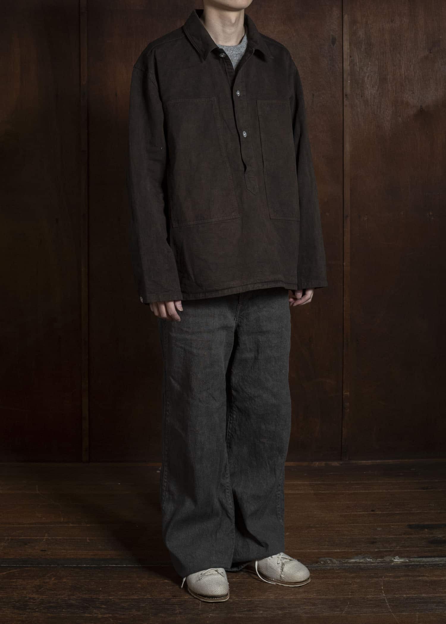 Taiga Takahashi Lot.326-Mud Dyed Brown US Army M-35 Pullover Mud Dyed Brown