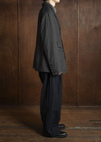 KLASICA 25F-BJK-C16 LOCKS - fn 9B Tailored Blazer IRON BROWN STRIPES