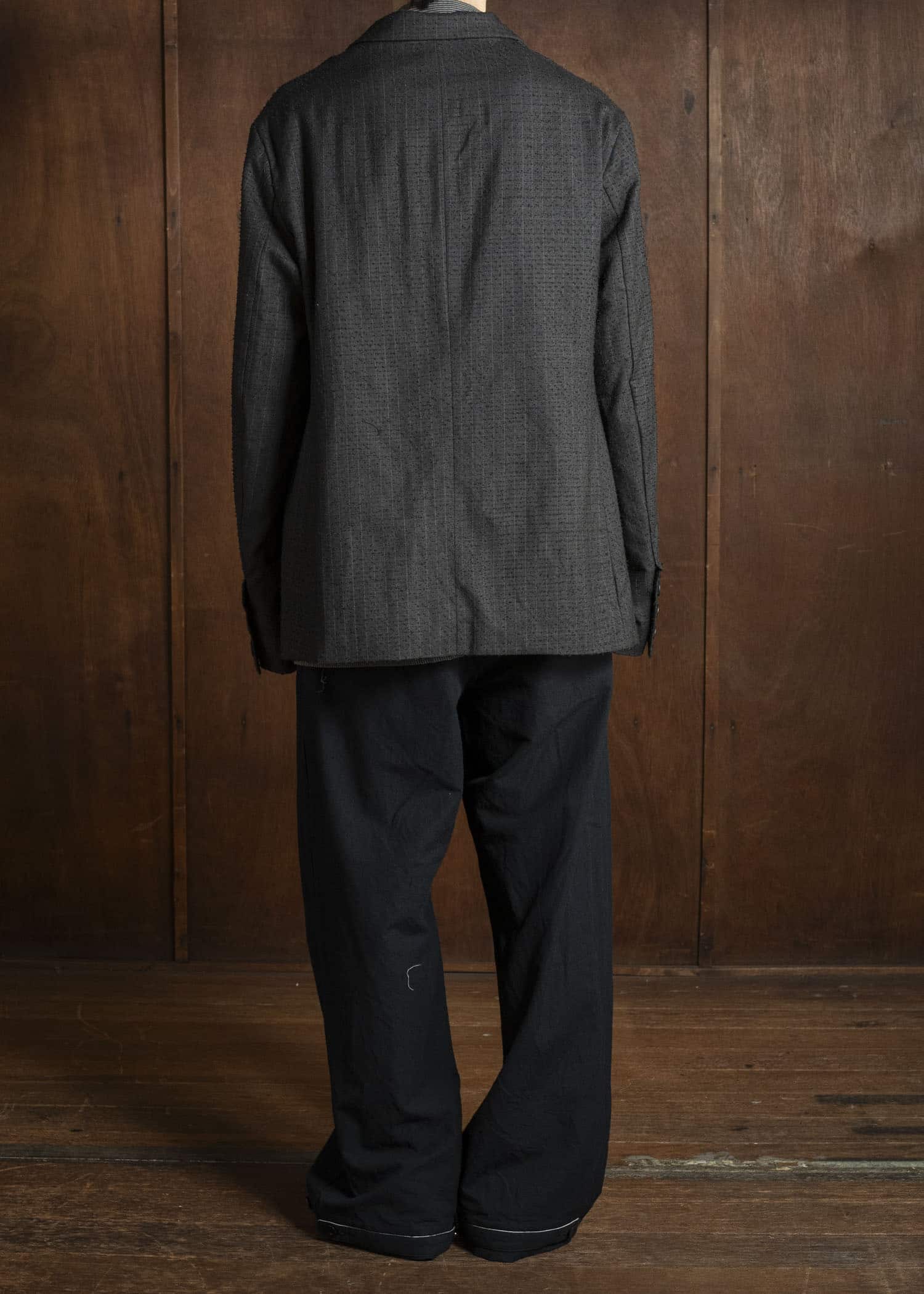 KLASICA 25F-BJK-C16 LOCKS - fn 9B Tailored Blazer IRON BROWN STRIPES