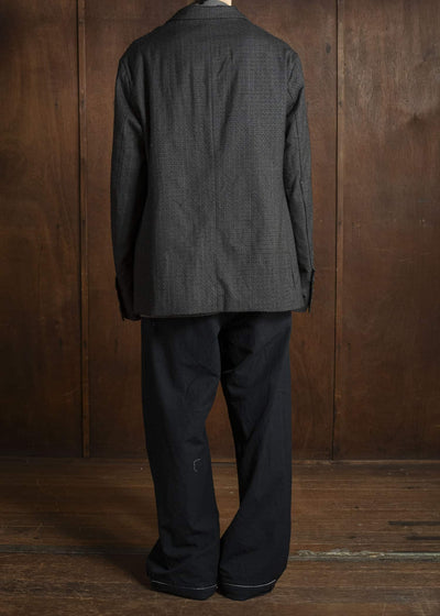 KLASICA 25F-BJK-C16 LOCKS - fn 9B Tailored Blazer IRON BROWN STRIPES