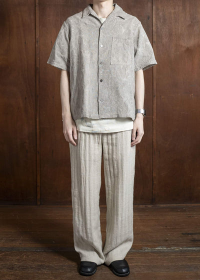 Professor.E 0222 / PANTS 25SS-FM-TRL-01-FRAYED BEIGE