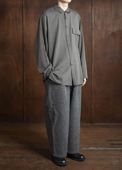 YOKO SAKAMOTO Baggy Pants YS-25AW-05 CHACOAL GRAY
