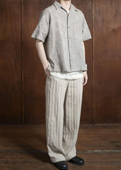 Professor.E 0222 / PANTS 25SS-FM-TRL-01-FRAYED BEIGE