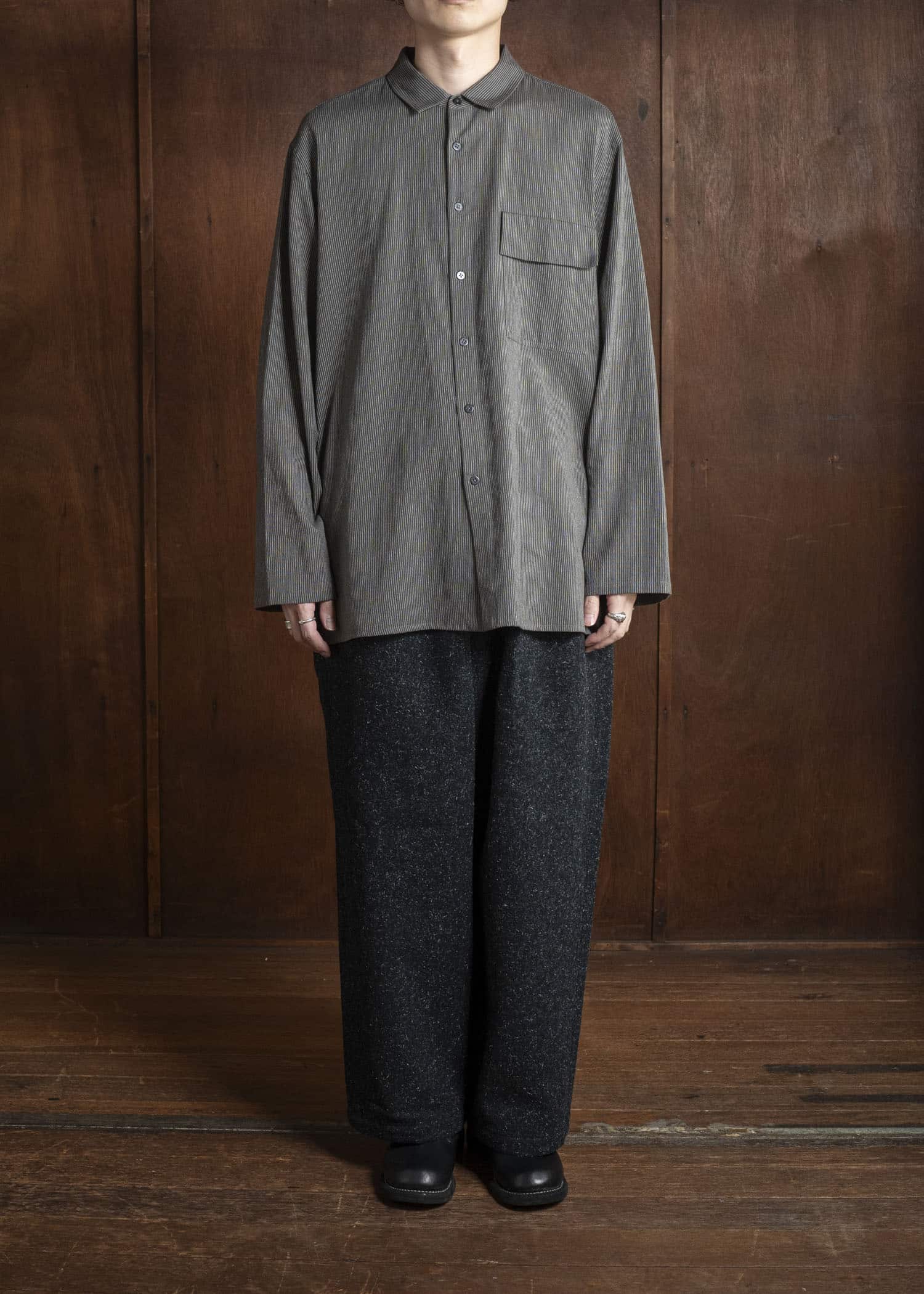 YOKO SAKAMOTO Baggy Pants YS-25AW-05 BLACK