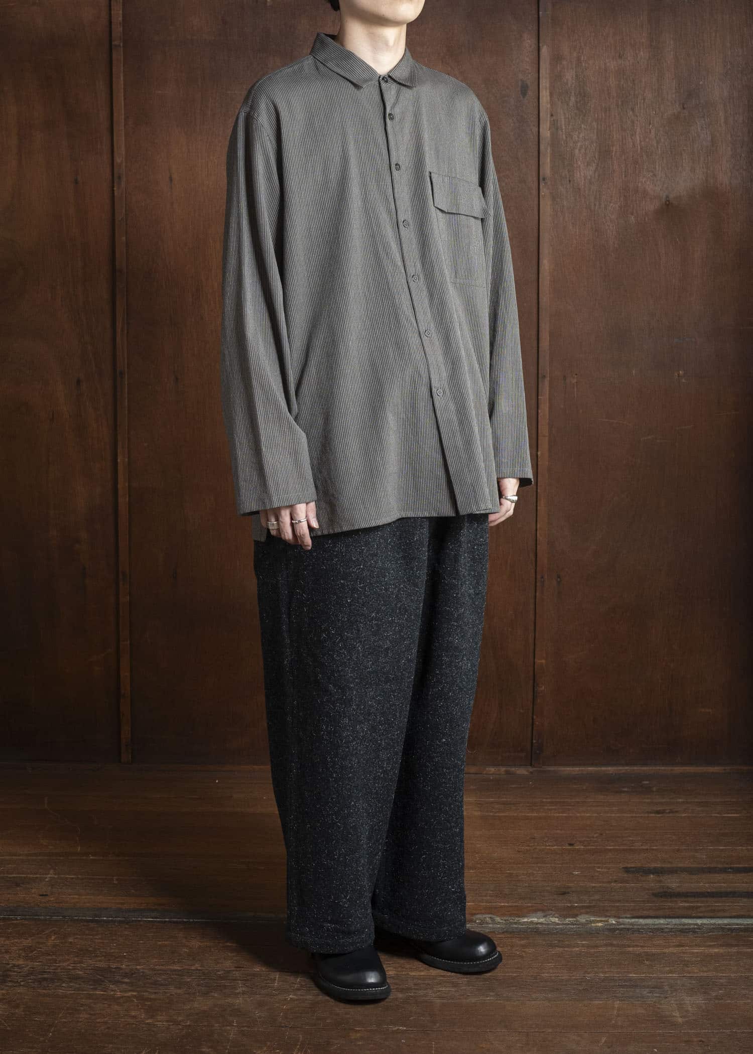 YOKO SAKAMOTO Baggy Pants YS-25AW-05 BLACK