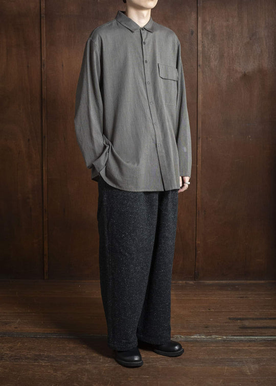 YOKO SAKAMOTO Baggy Pants YS-25AW-05 BLACK