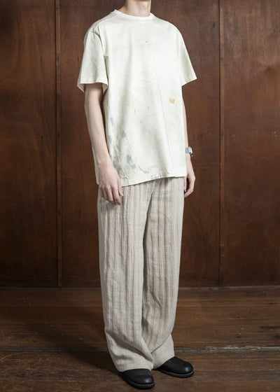 Professor.E DESTROYED TEE 25SS-PE-TTS-05-WASHED PURPLE