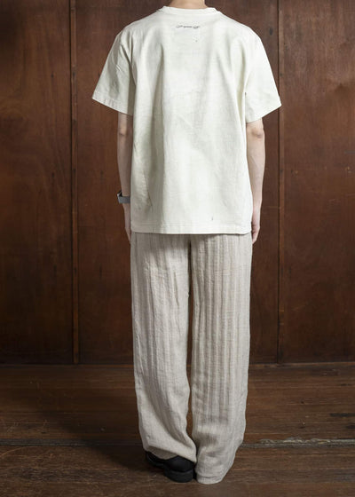 Professor.E DESTROYED TEE 25SS-PE-TTS-05-WASHED PURPLE