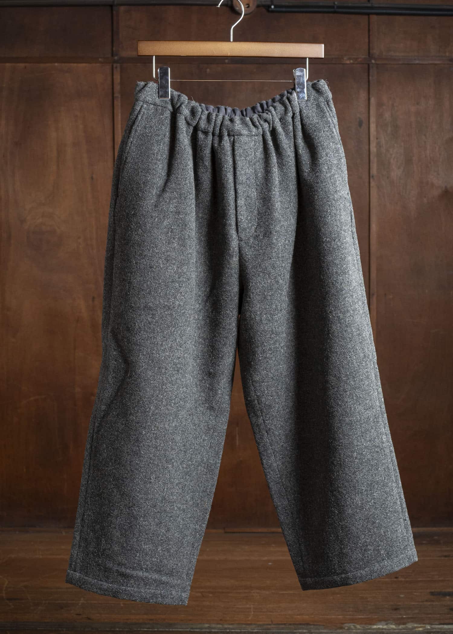 YOKO SAKAMOTO Baggy Pants YS-25AW-05 CHACOAL GRAY
