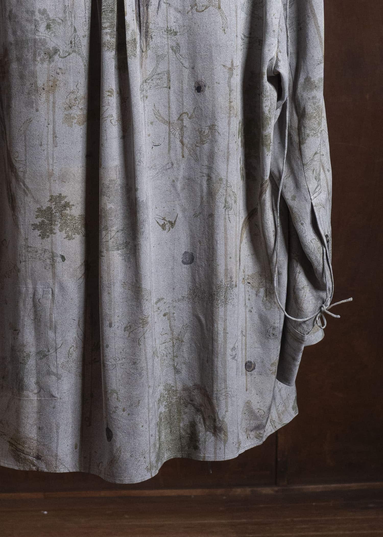 ZIGGY CHEN 0M2610707 DIGITAL PRINT ASYMMETRIC SHIRT 52