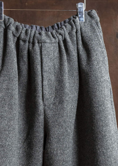 YOKO SAKAMOTO Baggy Pants YS-25AW-05 CHACOAL GRAY