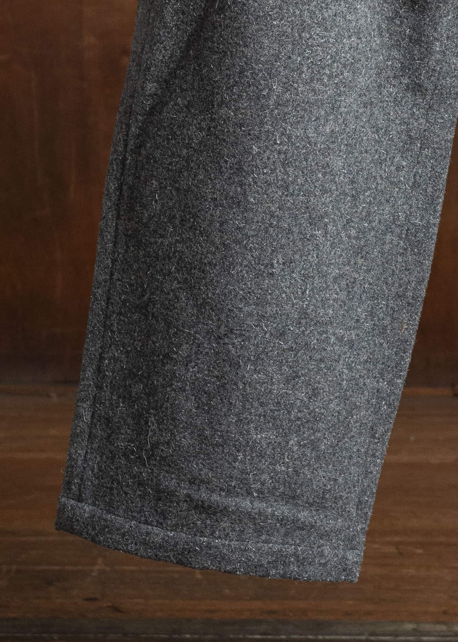 YOKO SAKAMOTO Baggy Pants YS-25AW-05 CHACOAL GRAY