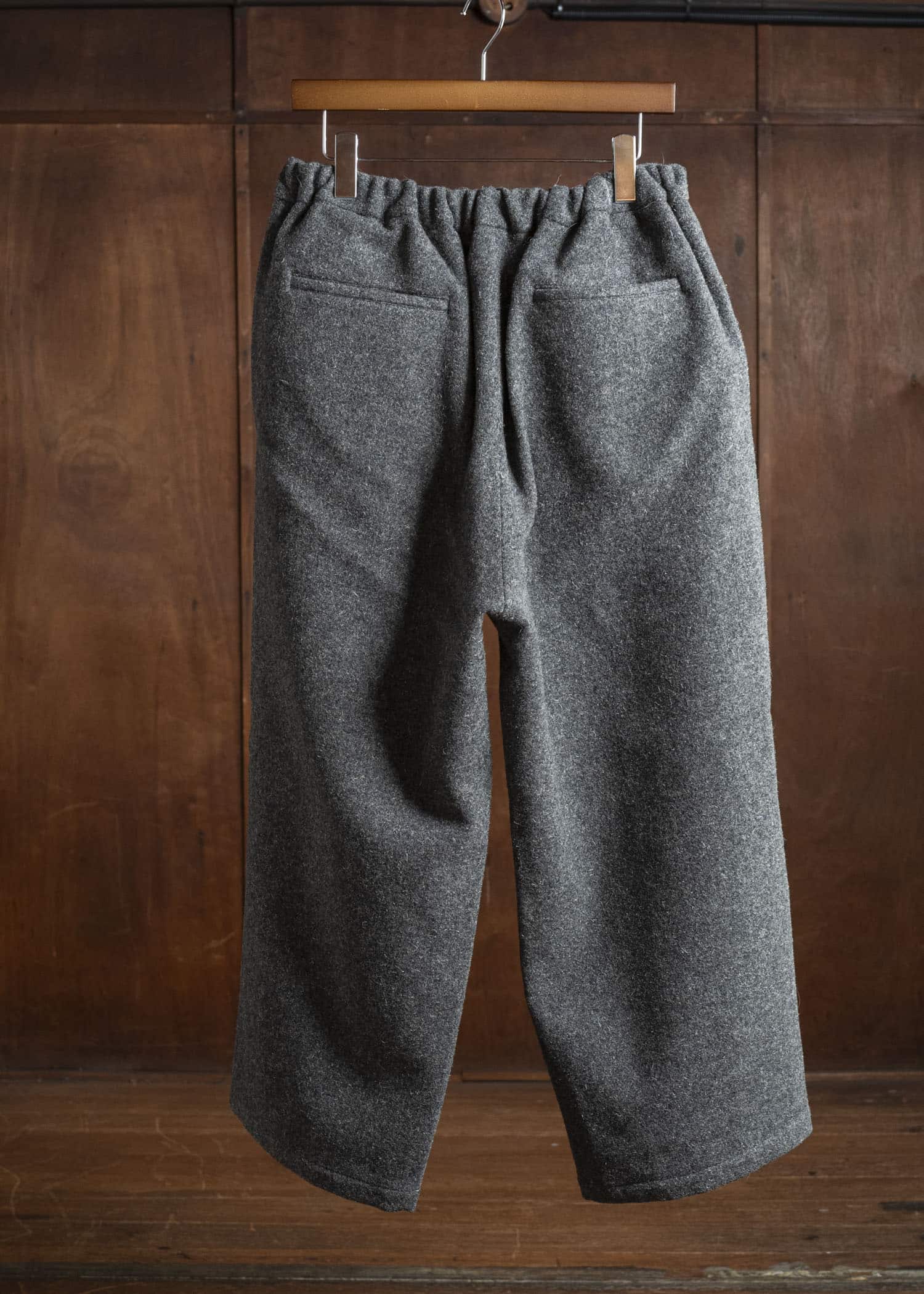 YOKO SAKAMOTO Baggy Pants YS-25AW-05 CHACOAL GRAY