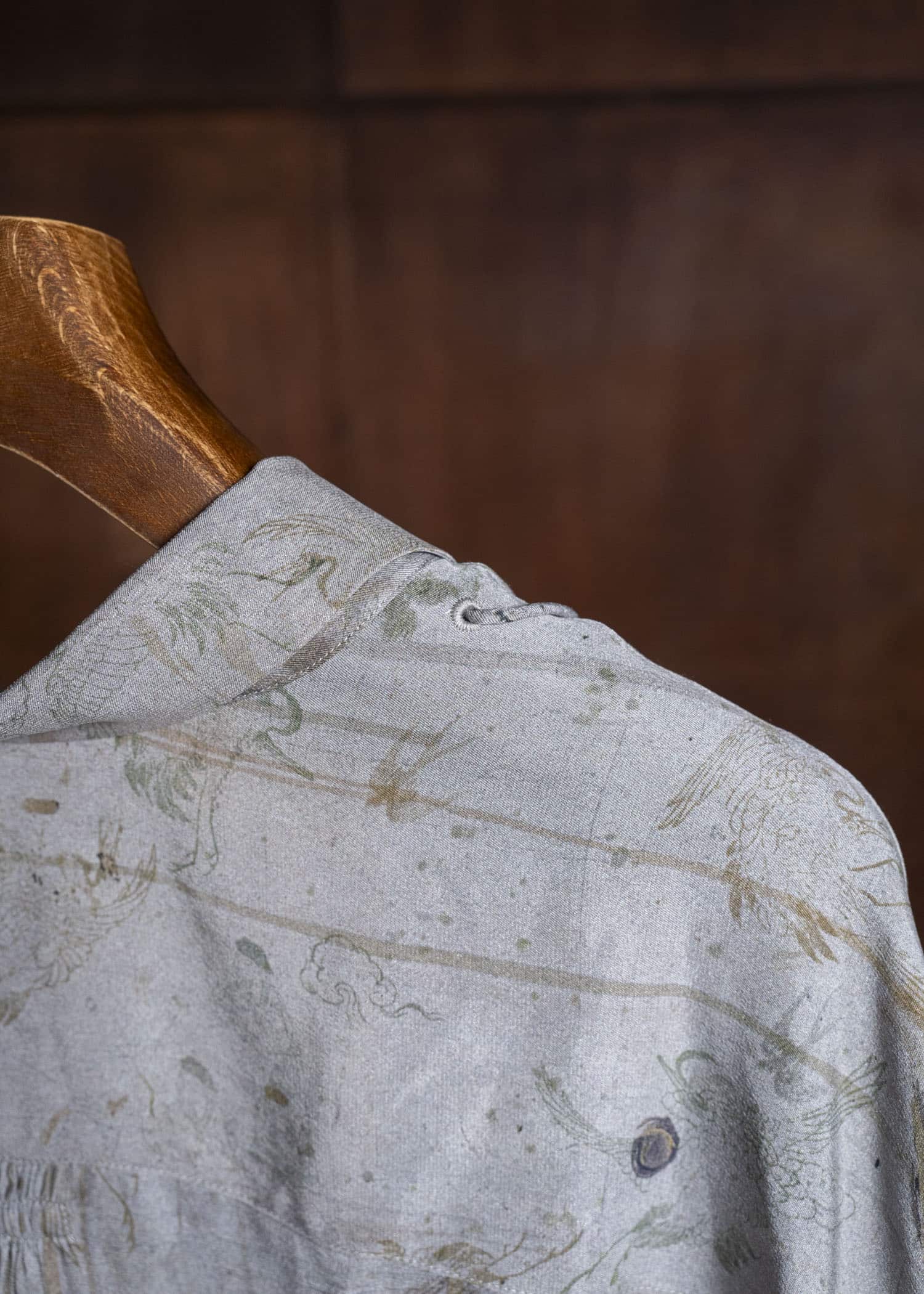 ZIGGY CHEN 0M2610707 DIGITAL PRINT ASYMMETRIC SHIRT 52