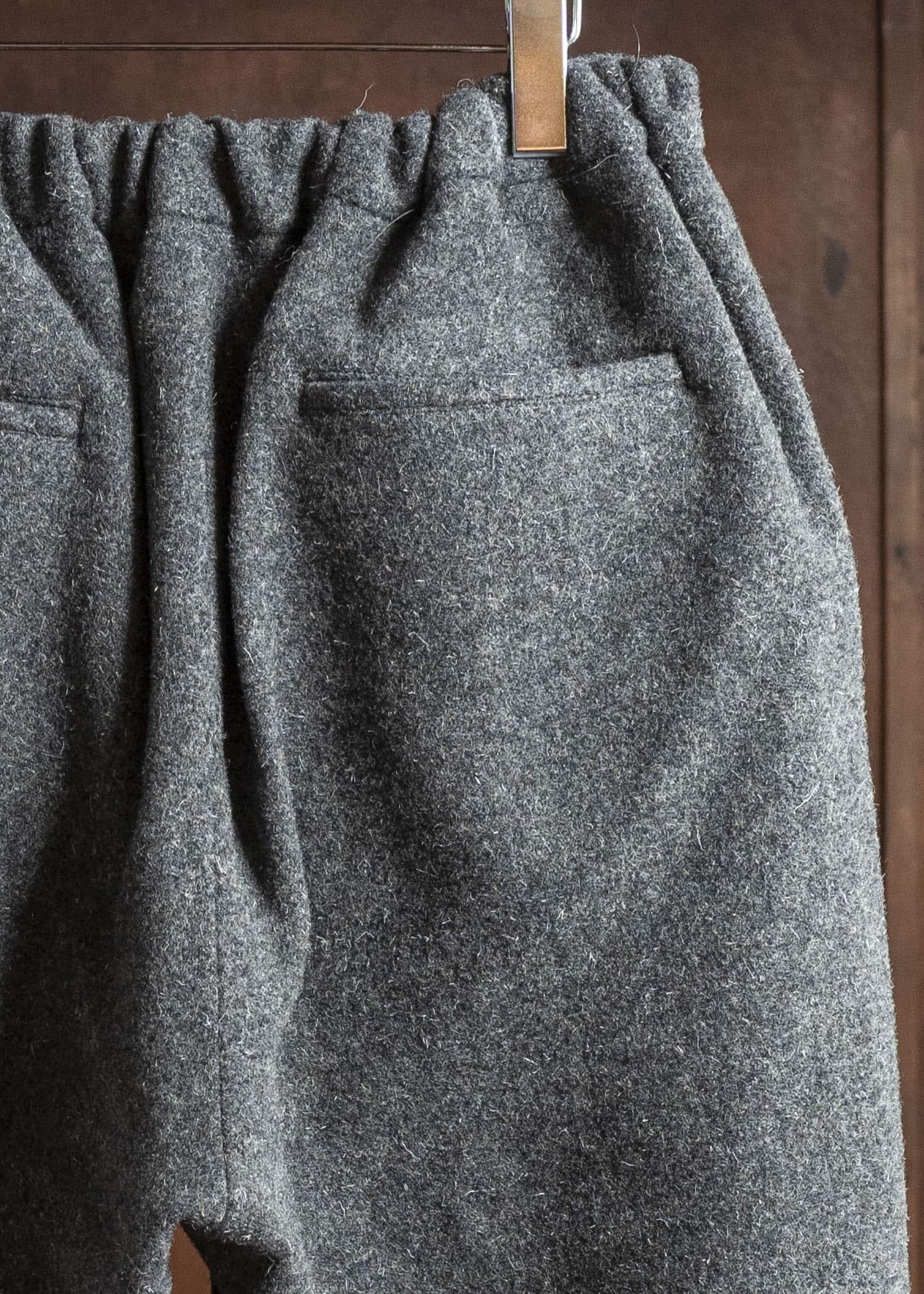 YOKO SAKAMOTO Baggy Pants YS-25AW-05 CHACOAL GRAY