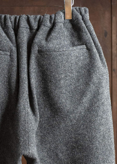 YOKO SAKAMOTO Baggy Pants YS-25AW-05 CHACOAL GRAY