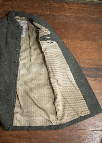 ZIGGY CHEN Single Breasted Long Coat Dark Khaki 0M2431126