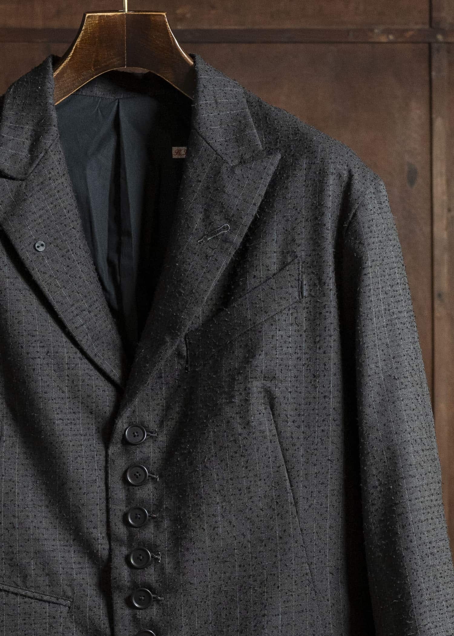 KLASICA 25F-BJK-C16 LOCKS - fn 9B Tailored Blazer IRON BROWN STRIPES