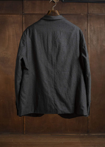 KLASICA 25F-BJK-C16 LOCKS - fn 9B Tailored Blazer IRON BROWN STRIPES