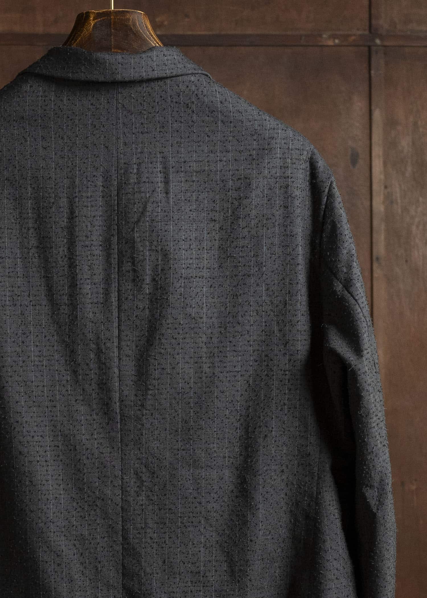 KLASICA 25F-BJK-C16 LOCKS - fn 9B Tailored Blazer IRON BROWN STRIPES